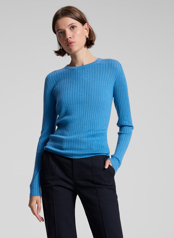 a.l.c. Kyle Ribbed Merino Top Oceania