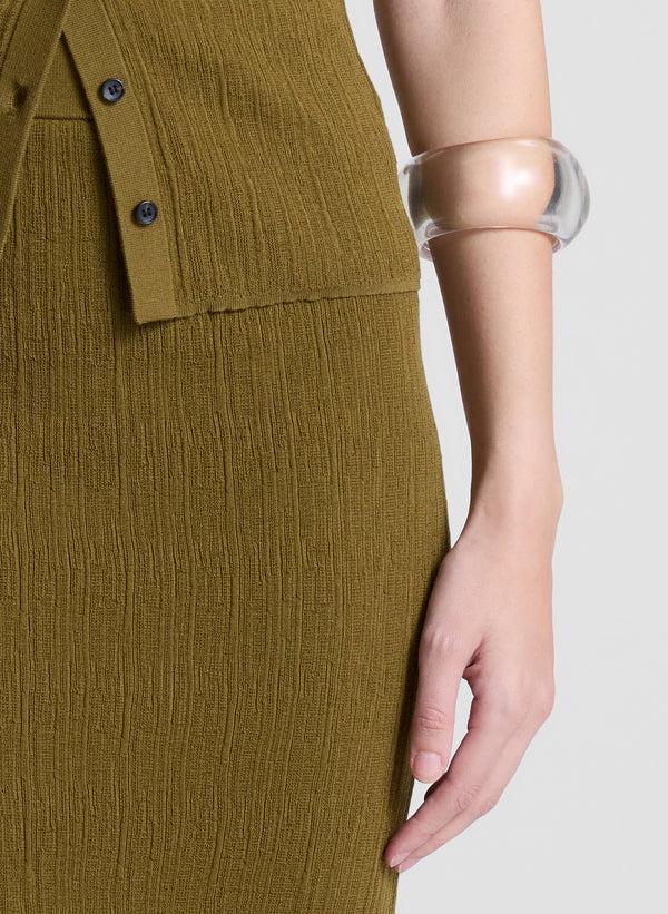 A.l.c. Lexi Fine Cotton Knit Midi Skirt Hazel