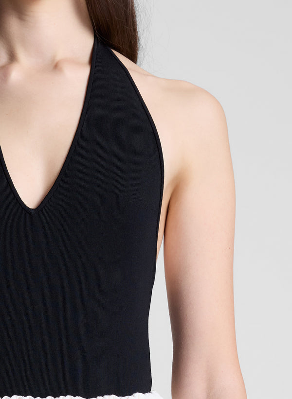 A.l.c. Lila Knit Bodysuit Black