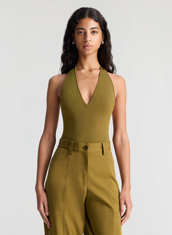 a.l.c. Lila Knit Bodysuit Hazel