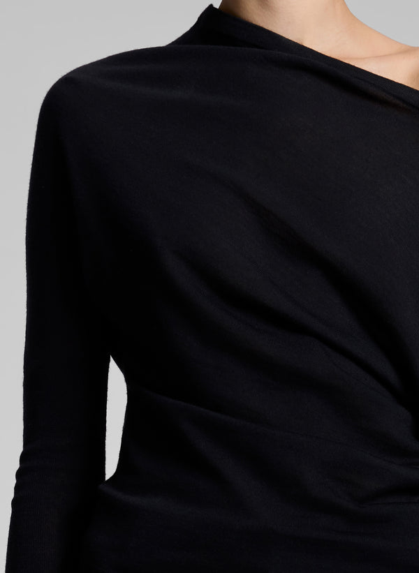 A.l.c. Liv Fine Merino Top Black