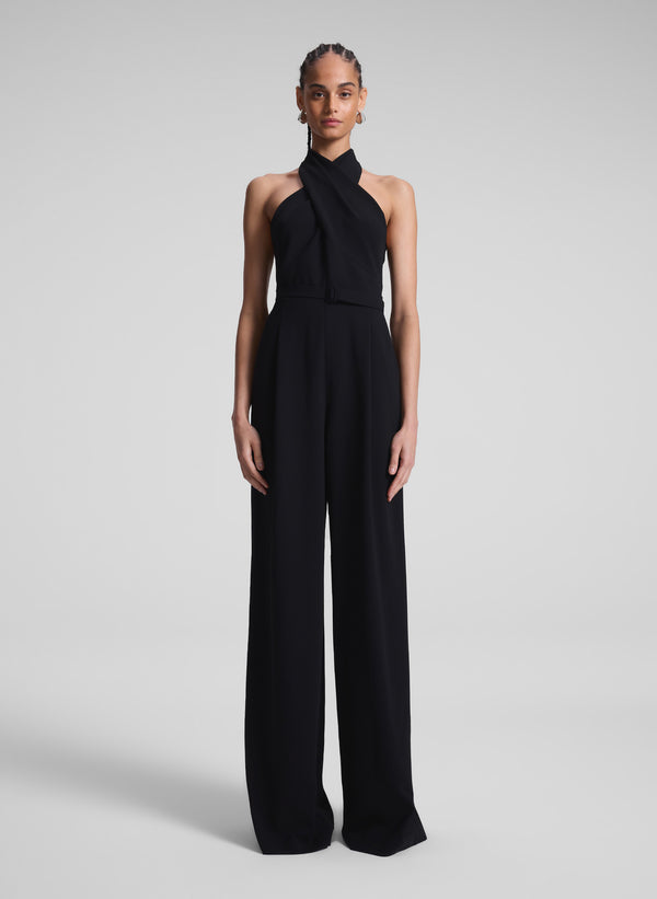 a.l.c. Murphy II Wide Leg Jumpsuit Black