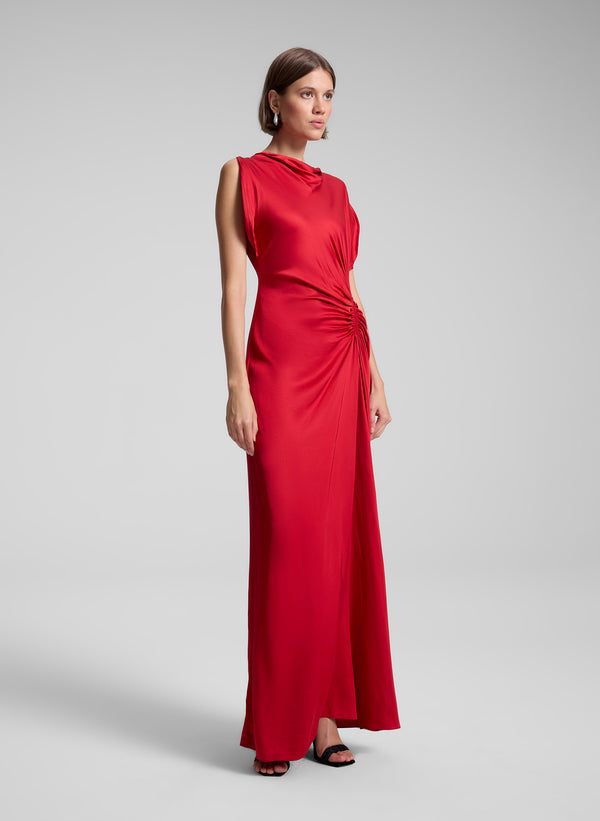 A.l.c. Nadia Satin Gown Really Red