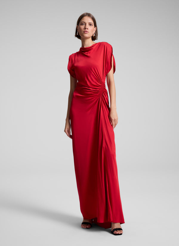a.l.c. Nadia Satin Gown Really Red