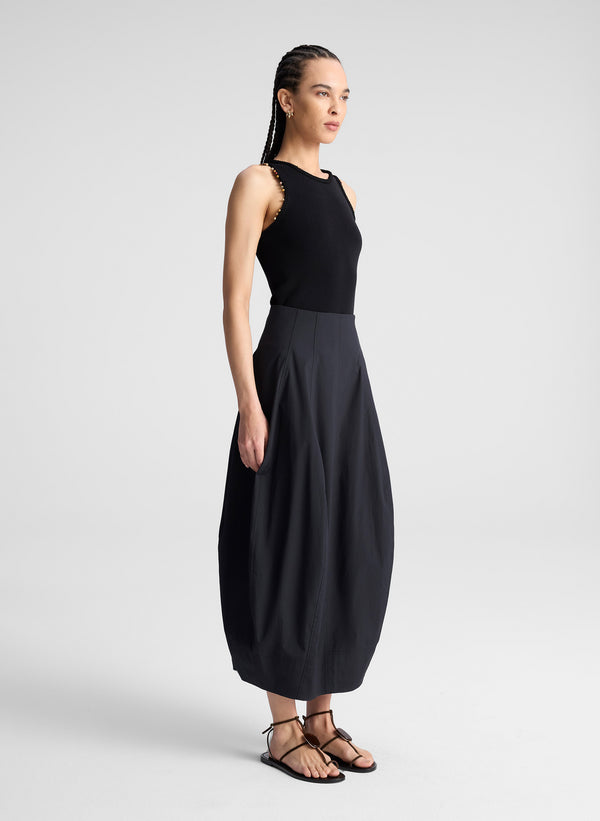 A.l.c. Nelly Beaded Knit Tank Black