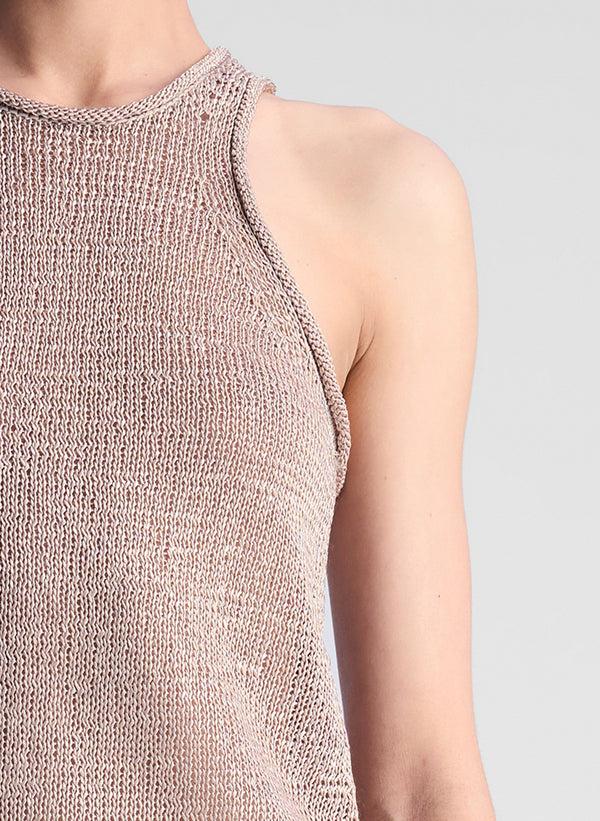 A.l.c. Nelly Open Knit Tank Sand