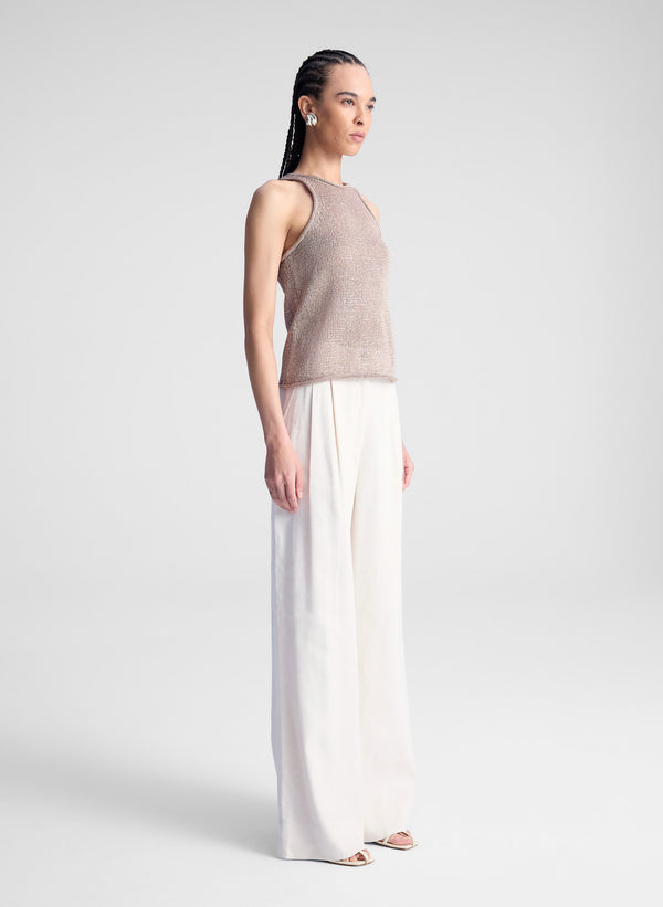 A.l.c. Nelly Open Knit Tank Sand