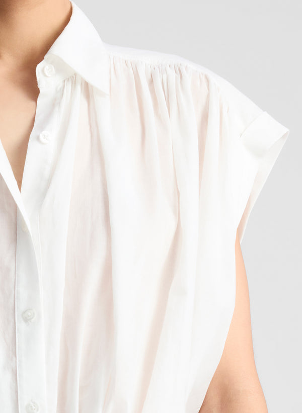 A.l.c. Nessa Cotton Shirt White