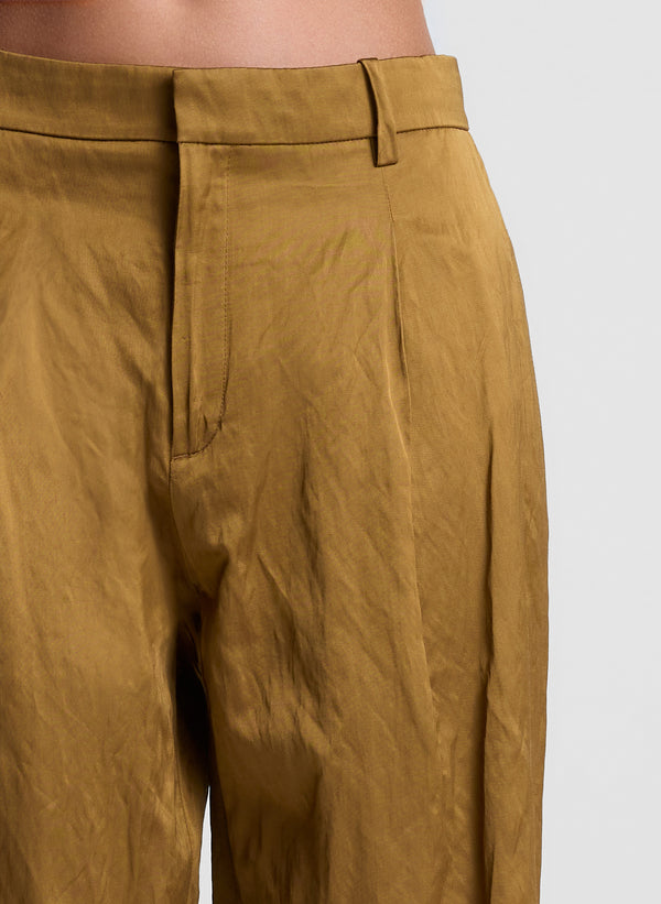 A.l.c. Nielson Satin Pant Aged Bronze