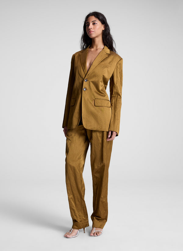 A.l.c. Nielson Satin Pant Aged Bronze