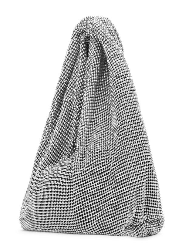 A.l.c. Paige Metal Chain Mesh Bag Silver