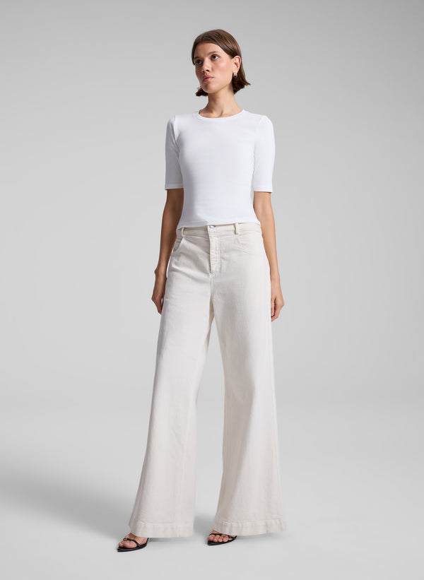 A.l.c. Rory Rib Tee White