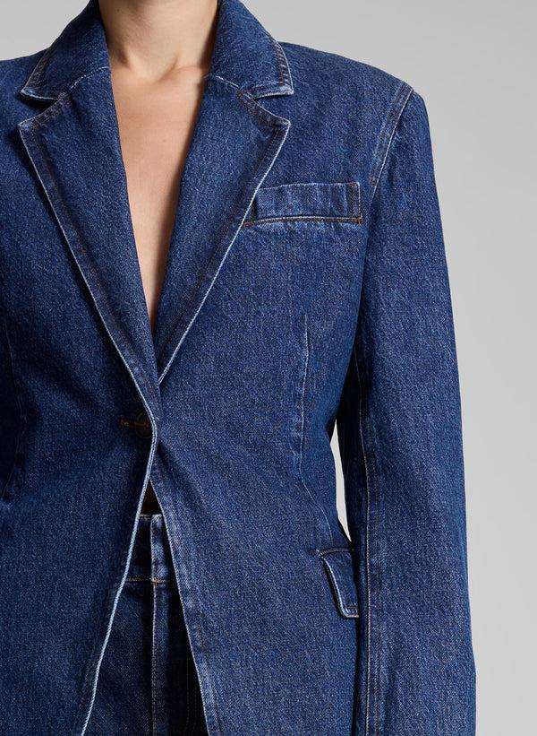 A.l.c. Ross Denim Jacket Mid Rinse