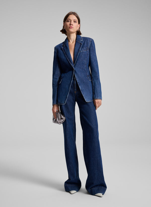 A.l.c. Ross Denim Jacket Mid Rinse