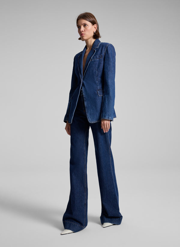 A.l.c. Ross Denim Jacket Mid Rinse