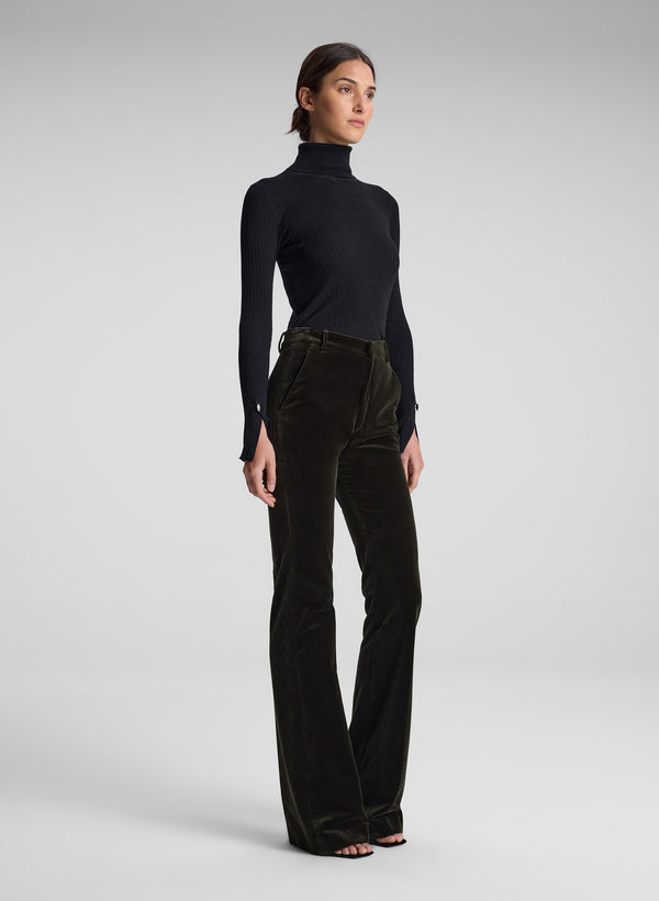 A.l.c. Sadie Velvet Pant Mossy