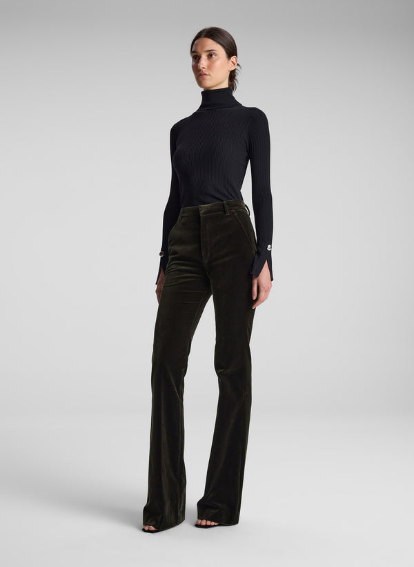 A.l.c. Sadie Velvet Pant Mossy