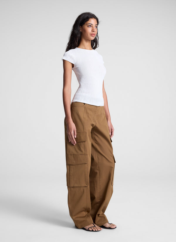 A.l.c. Sam Fine Cotton Knit Top Bright White
