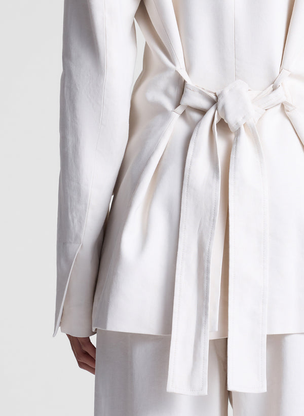 A.l.c. Shawn Linen Jacket Buttercream