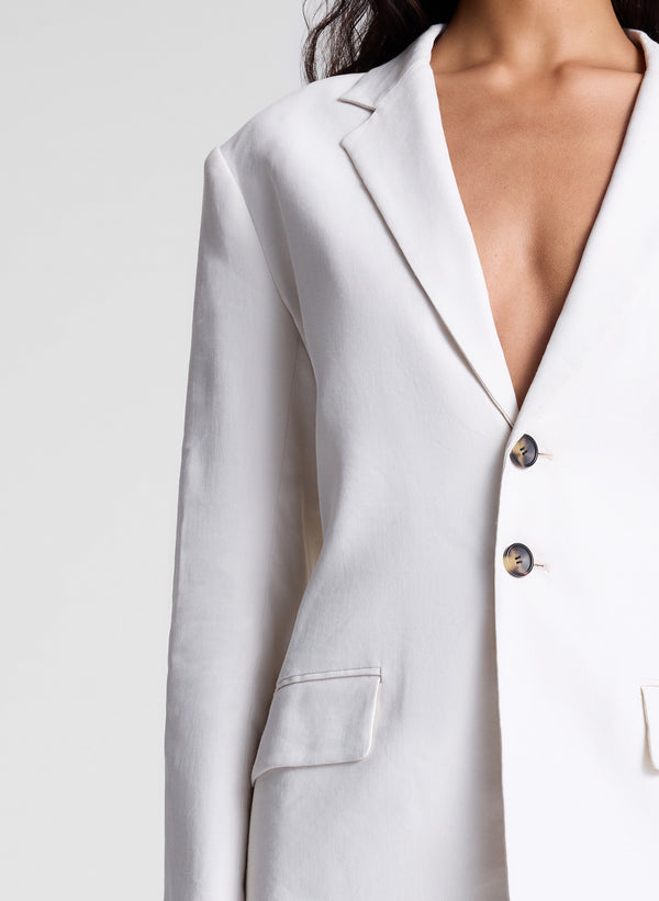 A.l.c. Shawn Linen Jacket Buttercream