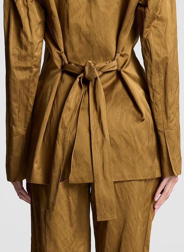 A.l.c. Shawn Satin Jacket Aged Bronze