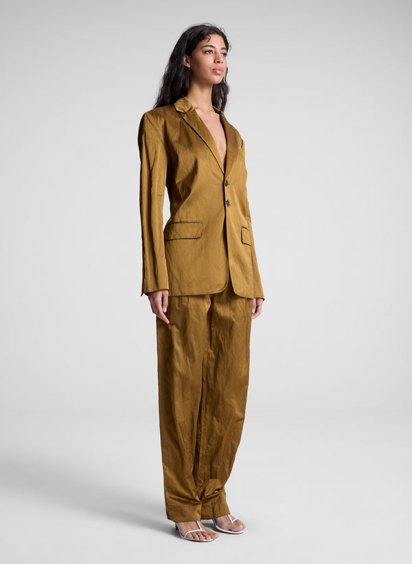 A.l.c. Shawn Satin Jacket Aged Bronze