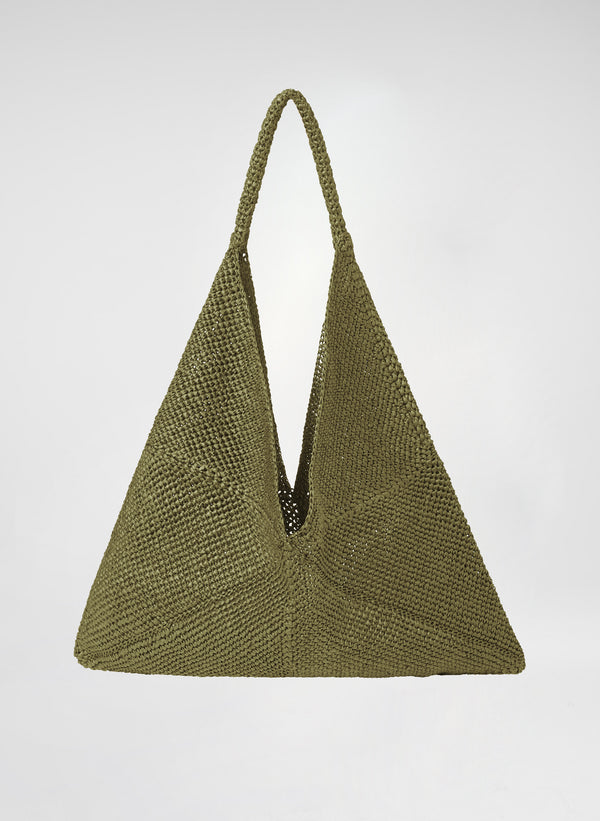 a.l.c. Sid Raffia Bag Hazel