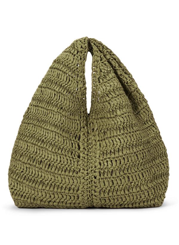 A.l.c. Simone Raffia Bag Hazel