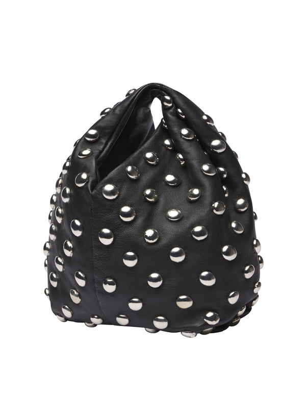 A.l.c. Simone Studded Leather Bag Black/Silver