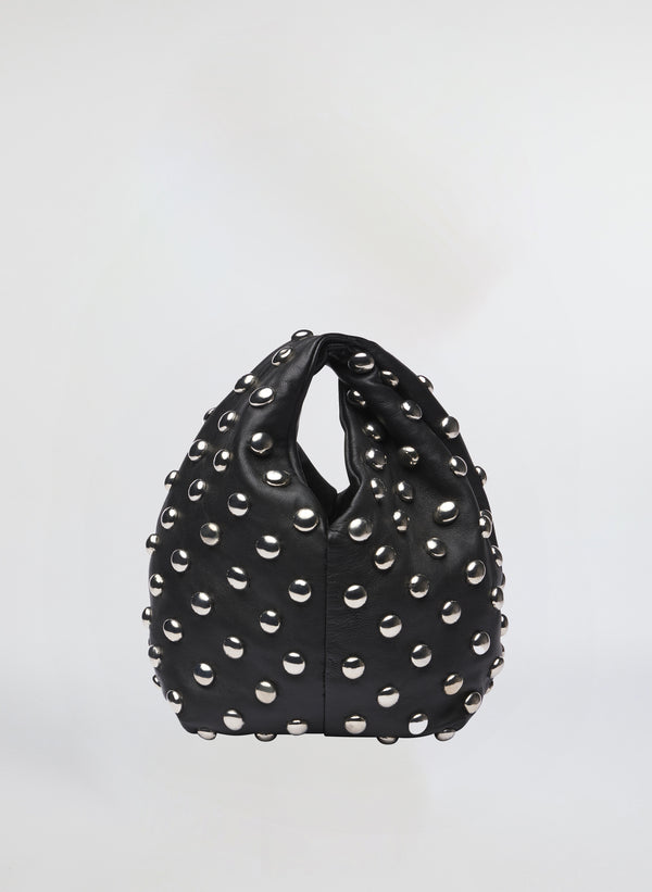 a.l.c. Simone Studded Leather Bag Black/Silver