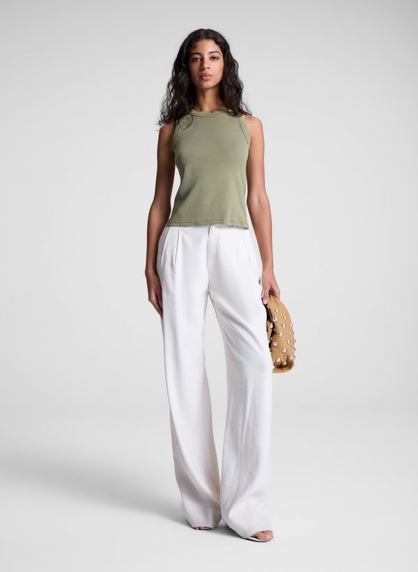 A.l.c. Simone Studded Leather Bag Camel