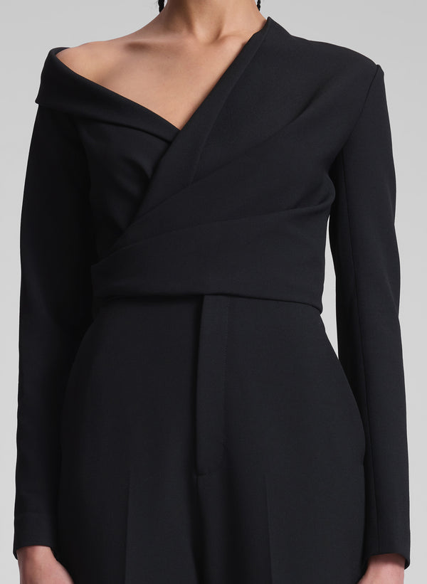 A.l.c. Skyla Asymmetric Jumpsuit Black