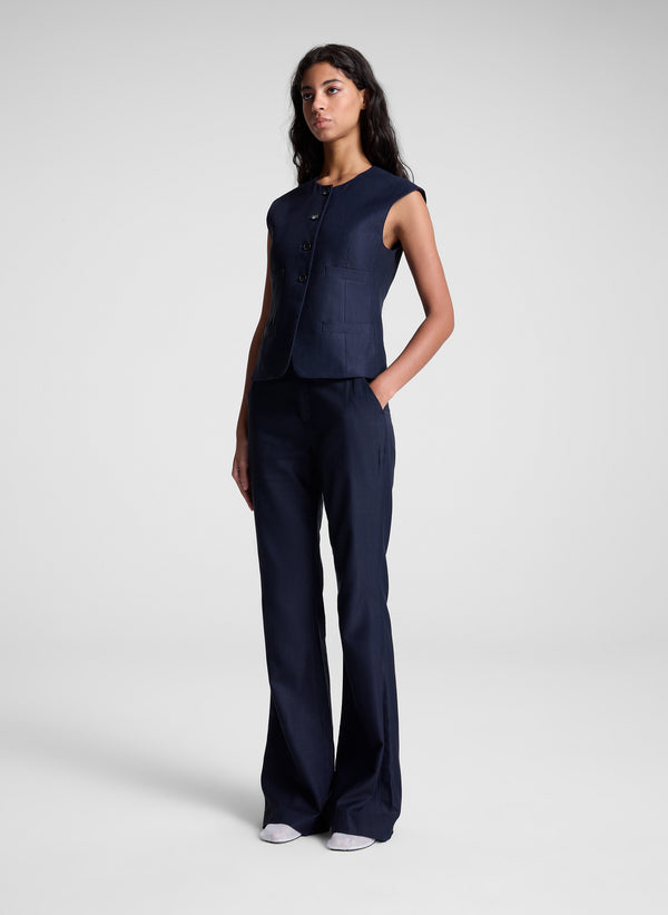 A.l.c. Sophie II Soft Suiting Pant Evening Blue