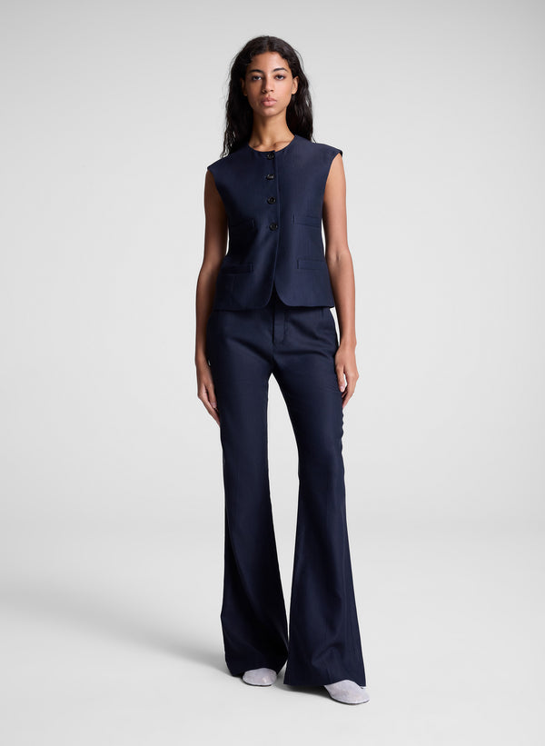 a.l.c. Sophie II Soft Suiting Pant Evening Blue
