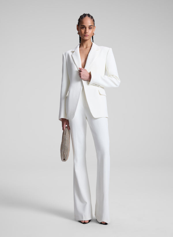 a.l.c. Sophie II Stretch Tailored Pant Off White