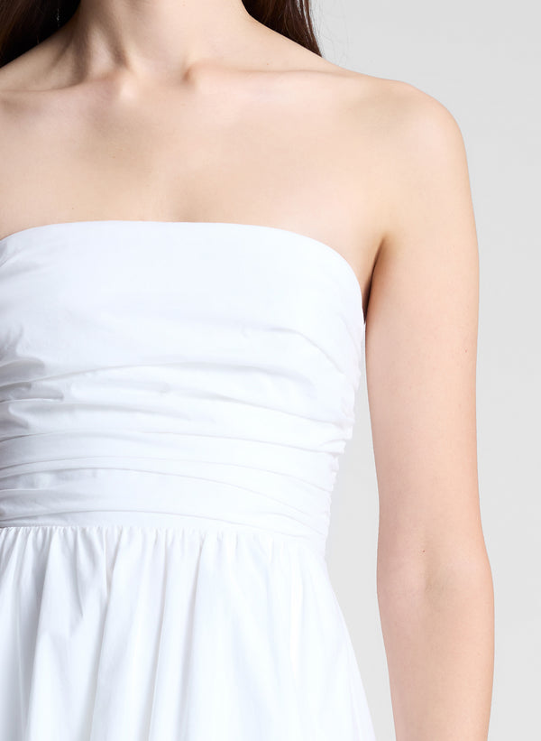 A.l.c. Tate Strapless Midi Dress White