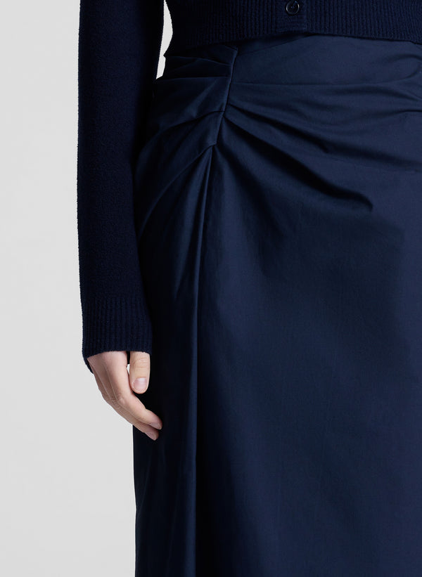 A.l.c. Tessa Midi Skirt Deep Navy