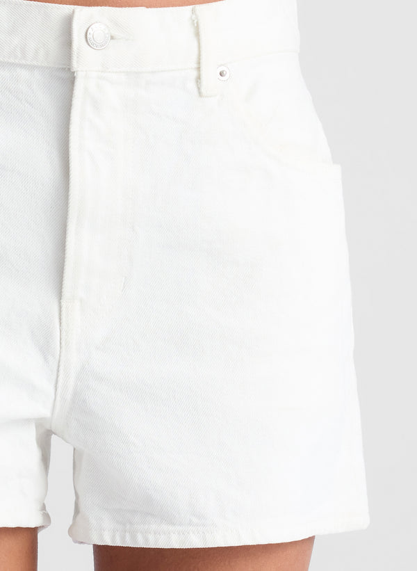 A.l.c. The 110 Straight Denim Short White