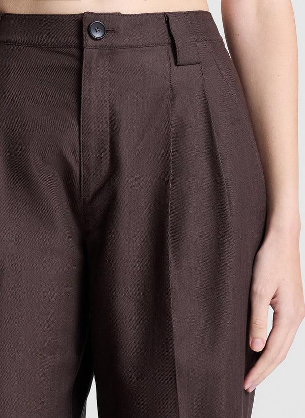 A.l.c. Tommy II Soft Suiting Pant Dark Carob