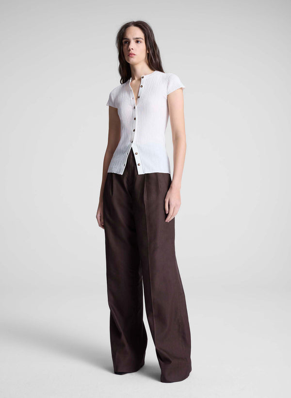 A.l.c. Tommy II Soft Suiting Pant Dark Carob