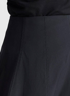 A.l.c. Veda Stretch Cotton Midi Skirt Black