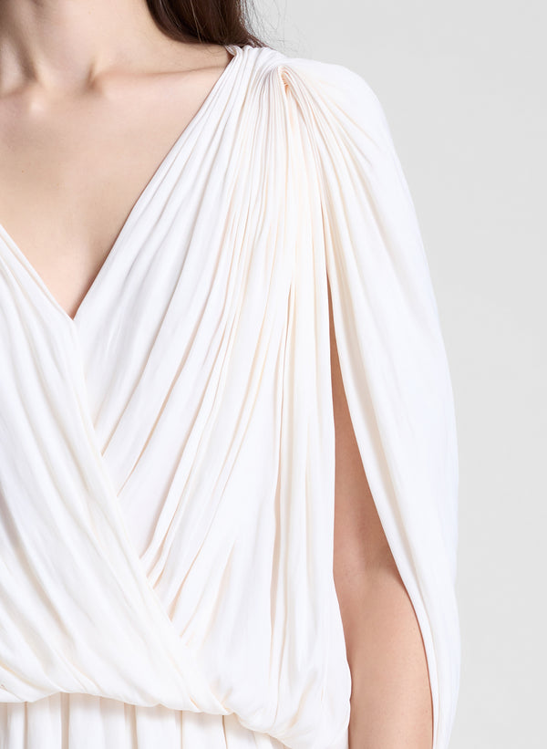 A.l.c. Vivian Caped Top Chalk