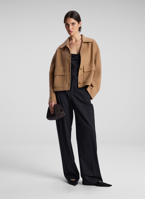 a.l.c. Winston Wool Cashmere Jacket Camel