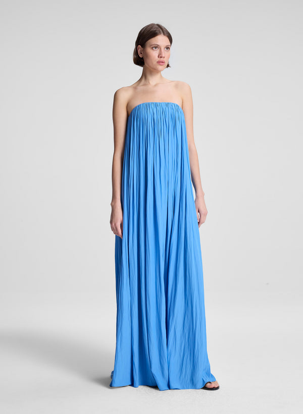 A.l.c. Wynn Strapless Gown Coastal Blue