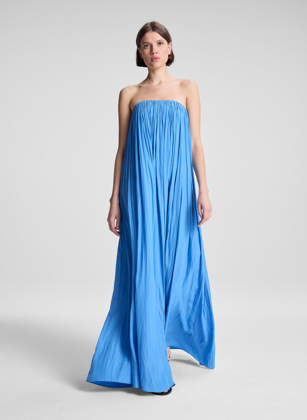 a.l.c. Wynn Strapless Gown Coastal Blue