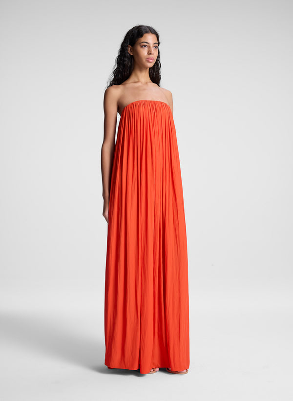 A.l.c. Wynn Strapless Gown Poppy