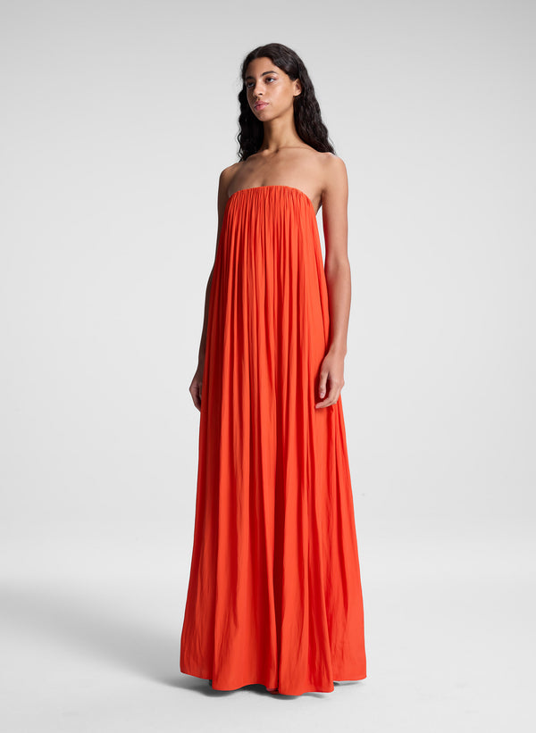 A.l.c. Wynn Strapless Gown Poppy