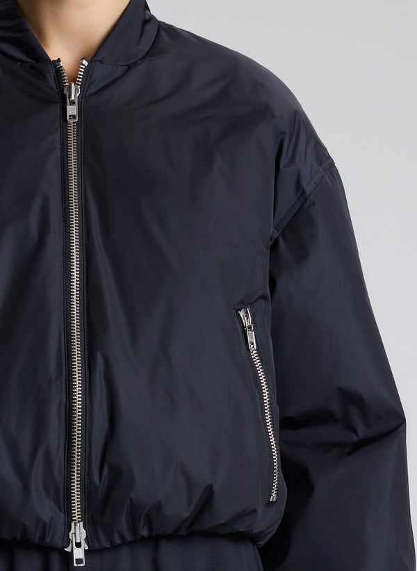 A.l.c. Zane Nylon Bomber Jacket Maritime Navy