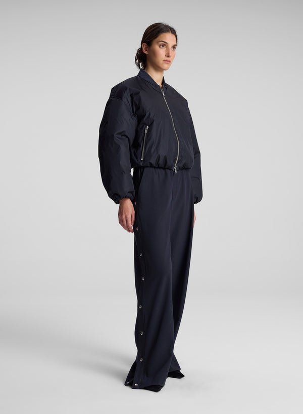 A.l.c. Zane Nylon Bomber Jacket Maritime Navy