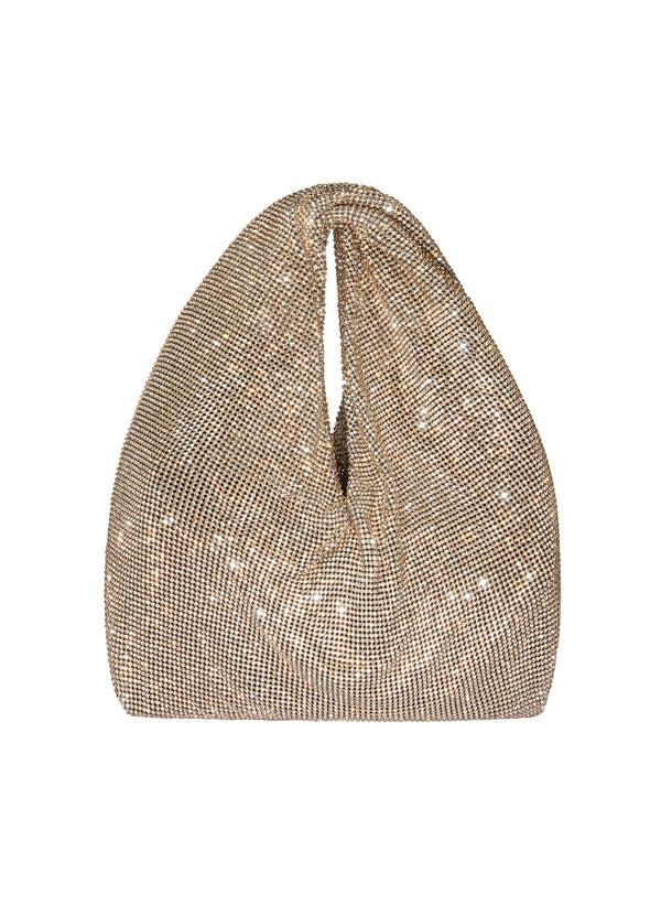 A.l.c. Paige Rhinestone Chain Mesh Bag Crystal Honey